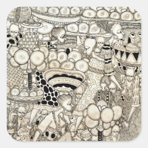 Sticker Carré Charge lourde 2