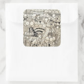 Sticker Carré Charge lourde 2 (Sac)