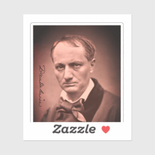 Sticker Carré Charles Baudelaire
