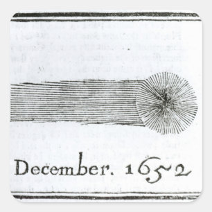 Sticker Carré Charles's Comet, décembre 1652