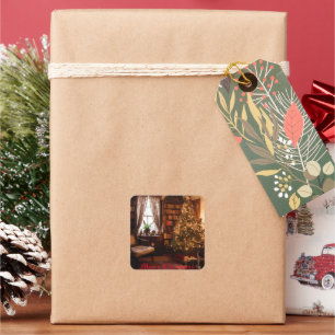 Sticker Carré Charme de Yuletide