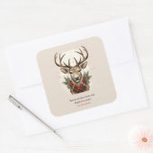 Sticker Carré Charme rustique Treashouse Treasures with Plaid De (Enveloppe)