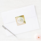 Sticker Carré Chartreuse 💚 Abstrait ✨ Mariage Extraordinaire (Enveloppe)