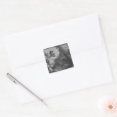 Sticker Carré Chasse au sanglier (Enveloppe)