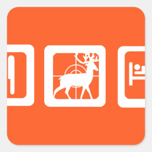 Sticker Carré Chasse au sommeil