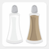 Sticker Carré Chasseurs De Sel Et De Poivre (Devant)