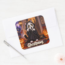 Chat d'Halloween mignon Ghost Paws