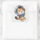 Sticker Carré chat mignon (Sac)