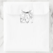 Sticker Carré Chat Puddy (Sac)