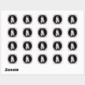 Sticker Carré Chat siamois (Feuille)