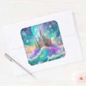 Sticker Carré Château (Enveloppe)