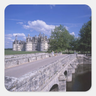 Sticker Carré Château Chambord, Vallée de la Loire, France
