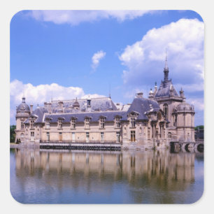 Sticker Carré Château Chantilly, Oise, France