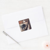 Sticker Carré Château de chat Rackham Illustration (Enveloppe)