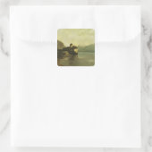 Sticker Carré Château de Chillon, 1874 (Sac)