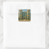 Sticker Carré Château de la Citadelle de Cristal (Sac)