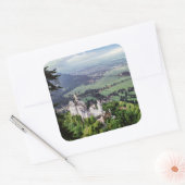 Sticker Carré Château de Neuschwanstein (Enveloppe)