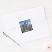 Sticker Carré Château des Comtes de Gand. (Enveloppe)