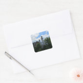 Sticker Carré Château du Neuschwanstein (Enveloppe)