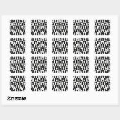 Sticker Carré chats (Feuille)