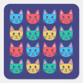 Sticker Carré Chats (Devant)