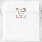 Sticker Carré Chauffeurs de Noël moches mais mignonnes Adresse d (Sac)