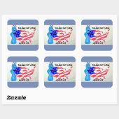 Sticker Carré Chaussettes Bengelton (Feuille)