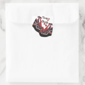 Sticker Carré Chaussures RAB Rockabilly Very Cherry (Sac)