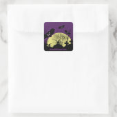 Sticker Carré Chauve-souris (Sac)