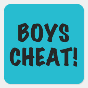Sticker Carré Cheat de Boys