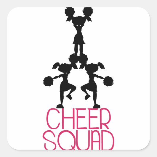 Sticker Carré Cheer Squad (Devant)