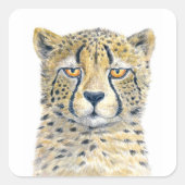 Sticker Carré Cheetah (Devant)
