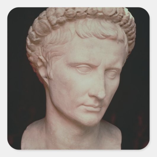 Sticker Carré Chef de César Augustus (Devant)