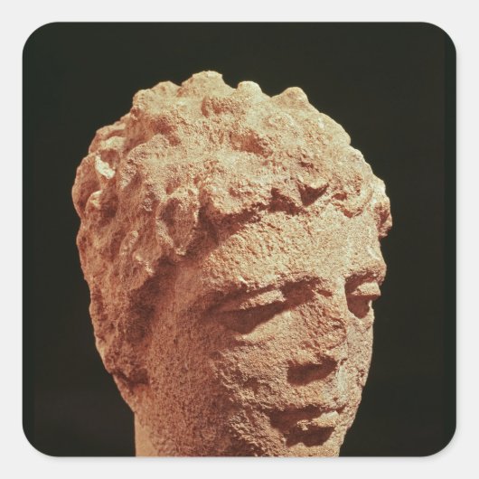 Sticker Carré Chef d'une Divinité (Devant)