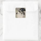 Sticker Carré Chef d'une femme (Sac)
