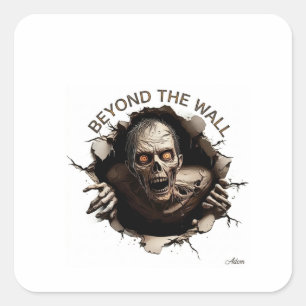 Sticker Carré Chemise manches longues zombie Beyond The Wall