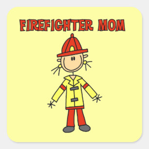 Sticker Carré Chemises et Cadeaux de Maman Pompière
