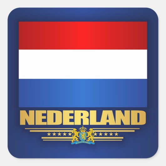 Sticker Carré Chemises "Nederland Pride" (Devant)
