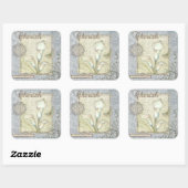 Sticker Carré Cherish (Feuille)