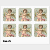 Sticker Carré Cherub victorien (Feuille)