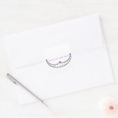 Sticker Carré Cheshire Chat Smile (Enveloppe)