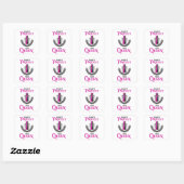 Sticker Carré Chess Queen Chess Board Checkmate Board Drôle cade (Feuille)
