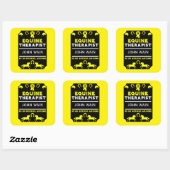 Sticker Carré Cheval Equine Therapist (Feuille)
