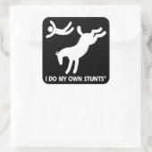 Sticker Carré Cheval Mes Propres Têtes (Sac)