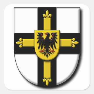 Sticker Carré Chevalier teutonique