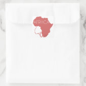 Sticker Carré Cheveux noirs naturels Afro (Sac)