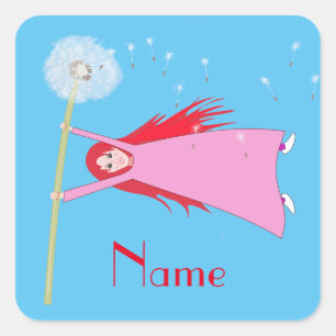 Sticker Carré Cheveux roux Dandelion Girl Thunder_Cove