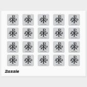 Sticker Carré Chi Rho Christogram (Feuille)