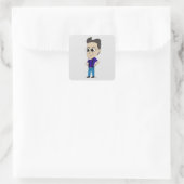 Sticker Carré chibi (Sac)