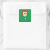 Sticker Carré chibi (Sac)